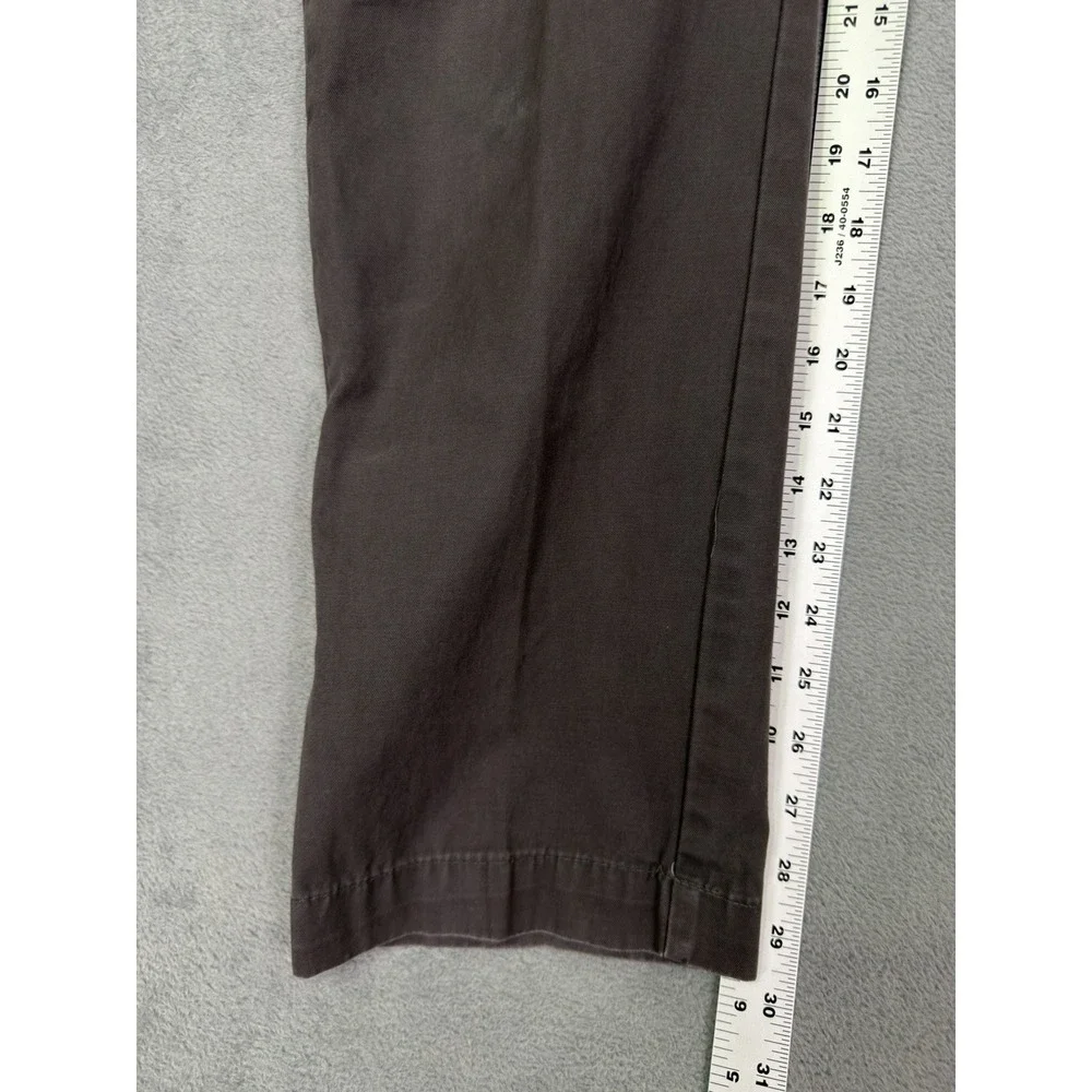 Banana Republic Chino Pants Mens 33x30 Gray Emerson Straight Leg‎ Flat Front